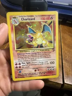 Pokemon Charizard 2nd Edition Holo Card 4/130 Wizards Base Set 1999-2000 - Image 4