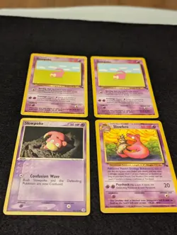 Pokemon Slowpoke Slowbro Card Bundle; FREE SHIPPING - Image 1