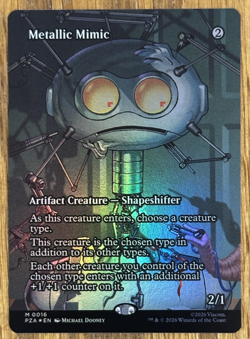 MTG Teenage Mutant Ninja Turtles Source Material Cards, Metallic Mimic - Foil - Image 1