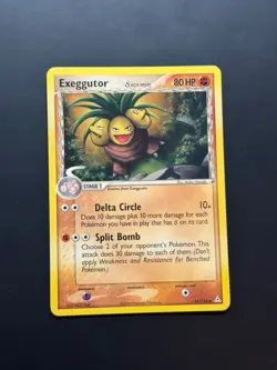 Pokemon Exeggutor Card 41/110 EX Holon Phantoms NEAR MINT Condition - Image 1