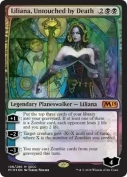 1x Liliana, Untouched by Death - Foil - SDCC 2018 Exclusive NM-Mint, English Uni - Image 1