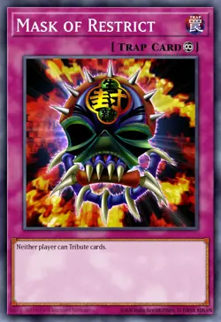 Mask of Restrict RP02-EN031 Yu-Gi-Oh! (2020 Reprint) - Image 1