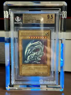 Blue-Eyes White Dragon Starter Deck Kaiba SDK-001 1st Edition NA Print BGS 9.5 - Image 1