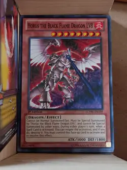 Horus the Black Flame Dragon LV8 LCYW-EN199 Legendary Collection 3: Yugi's World - Image 1