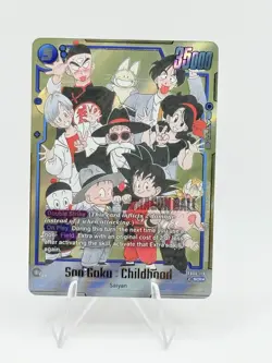 Son Goku : Childhood FB06-119 SB02 SCR Manga Booster 02 Dragon Ball Fusion World - Image 1