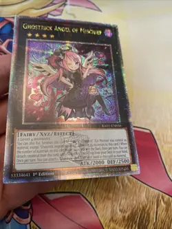 (RA01) Ghostrick Angel of Mischief 1st Ed Quarter Century Secret Rare RA01-EN036 - Image 4
