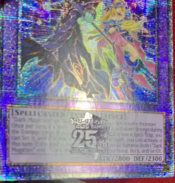 The Dark Magicians (Quarter Century Secret Rare) RA04-EN054 QC Stampede 1st Ed - Image 2