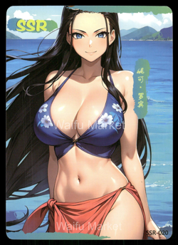 Nico Robin One Piece Swimsuit Beach ACG Waifu Card Pink Beauties SSR - Image 1