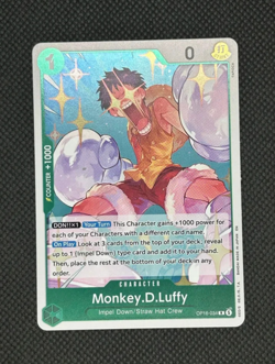 Monkey.D.Luffy OP16-034 - One Piece TCG: The Time of Battle - Rare Foil English - Image 3