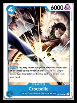 TCG Crocodile Character #OP16-045 The Time of Battle UC Base English - Image 1