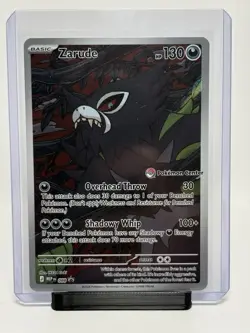 Pokemon TCG Zarude Pokemon Center Promo Card Pitch Black #088 - Image 1