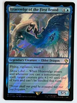 Hraesvelgr of the First Brood Surge Foil - FIC 0037 NM - MTG Magic - Image 1