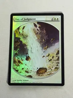 MTG FOIL Day of Judgment Magic Player Rewards Magic the Gathering - Image 1