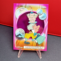 2026 Topps Chrome Disney Mad Hatter Pink /399 Alice in Wonderland - Image 1