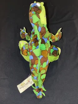 Disney Animal Kingdom Dinoland USA Dino-Rama Carnival Plush Dinosaur Green Spots - Image 4