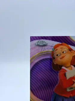 2025 Topps Chrome Disney Pixar-Mei Lee_#164_Purple Refractor /75_Red Panda - Image 3