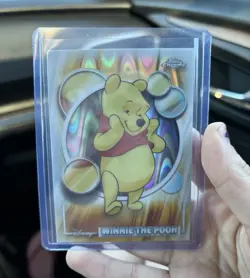 2026 Topps Chrome Disney Winnie the Pooh ray-wave refractor Card #100 - Image 1