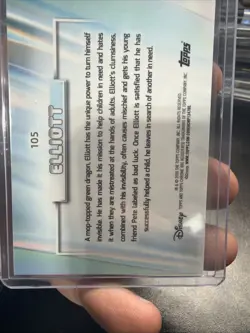 ELLIOTT 2026 TOPPS CHROME DISNEY BLUE REFRACTOR #105 /150 - Image 5