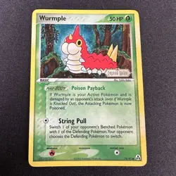 Wurmple - 70/92 EX Legend Maker - Reverse Holo Stamped Pokemon Card - MP - Image 1
