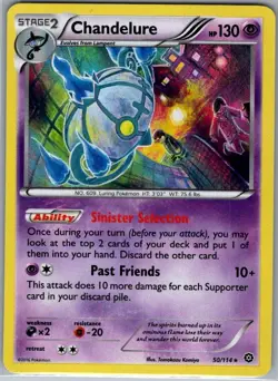 Chandelure 50/114 Holo XY - Steam Siege - Pokemon Card - NM - Image 1
