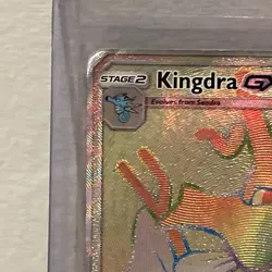 Pokemon TCG Kingdra GX SM155 Black Star Promo Rainbow Card Sm155 - Image 2