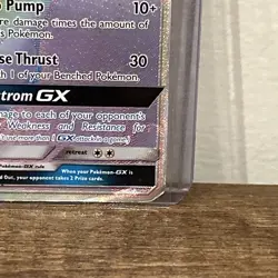 Pokemon TCG Kingdra GX SM155 Black Star Promo Rainbow Card Sm155 - Image 4