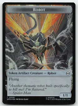 Food // Robot Double-Sided Token Foil Marvel's Spider-Man - 5 // 6 Token NM - Image 4