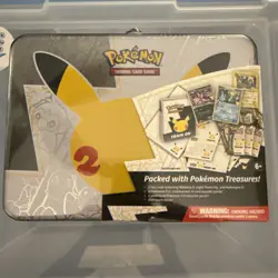 Pokemon TCG Celebrations Collector Chest Lunch Box Tin Sealed - Image 1