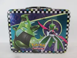 Pokemon TCG Scarlet & Violet Collector Chest Lunch Box Tin Used Loose Cards - Image 2