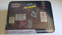 NEW Pokemon Detective Pikachu Collector Treasure Chest Lunch Box Tin Sealed TCG 820650805387 - Image 3