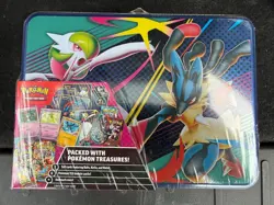 ⭐ Pokemon TCG, 2025 Mega Evolution Fall Sealed Collector Chest Lunch Box Tin ⭐ - Image 1
