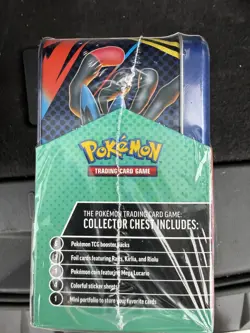 ⭐ Pokemon TCG, 2025 Mega Evolution Fall Sealed Collector Chest Lunch Box Tin ⭐ - Image 3
