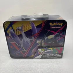Pokemon TCG 2025 Fall Collector Chest Factory Sealed Tin Box Mega Evolutions - Image 4