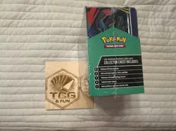 Pokemon TCG Collector Treasure Chest Tin Box English Booster Sealed - Image 3