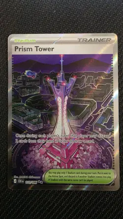Prism Tower 111/086 Ultra Rare Chaos Rising Pokemon TCG NM - Image 1