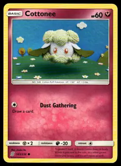 POKEMON COTTONEE UNIFIED MINDS 143/236 C NM/M Asako Ito - Image 1