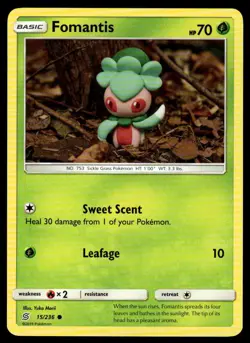 POKEMON FOMANTIS UNIFIED MINDS 15/236 C NM/M Yuka Morii - Image 1