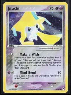 #2 Jirachi 8/101 EX Hidden Legends 2004 Holo Rare Pokemon Card - Image 1