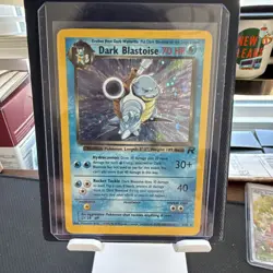 Pokemon TCG Dark Blastoise 3/82 Team Rocket Holo Rare Unlimited EN 2000 - Image 1