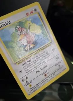 Pokemon TCG - FARFETCH'D - 27/102 - UK 4TH PRINT - BASE SET (1999/2000) - HP/MP - Image 2