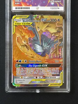 Moltres & Zapdos & Articuno GX 44/68 Hidden Fates Pokemon TCG Ace Gem Mint 10 - Image 3