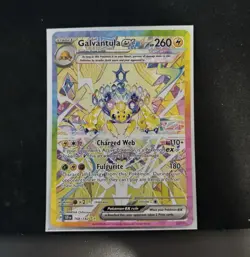 Pokemon TCG Galvantula ex SV07 Stellar Crown SIR Holo Full Art 168/142 EN - Image 1