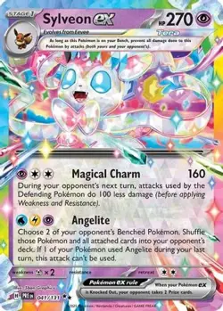 Sylveon ex 041/131 Holo Double Rare Prismatic Evolutions Pokemon Near Mint - Image 1