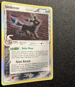 Pokemon EX DELTA SPECIES - #17/113 Umbreon - Holo - ENG - Near Mint- - Image 5