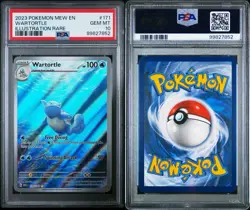 Wartortle 171/165 Illustration Rare 151 Pokemon PSA 10 - Image 3