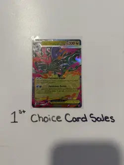 Pokemon TCG Mega Dragalge ex 065/086 Me04: Chaos Rising Holo MINT/Near Mint - Image 1