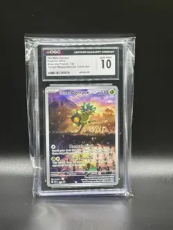 CGC 10 GEM MINT Teal Mask Ogerpon SVP123 Special Illustration 123 Pokemon Card - Image 1