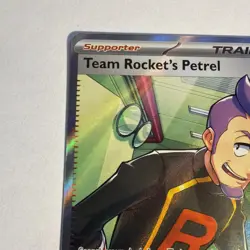 TEAM ROCKET'S PETREL 226/182 Pokemon Destined Rivals Ultra Rare Full Art Holo - Image 2