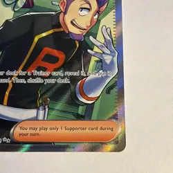 TEAM ROCKET'S PETREL 226/182 Pokemon Destined Rivals Ultra Rare Full Art Holo - Image 4