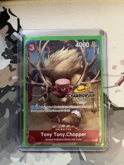One Piece TCG Tony Tony.Chopper OP04-010 Championship Card - Image 1